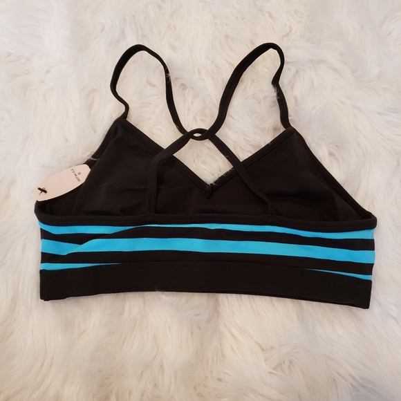 Victoria's Secret Sports Bra Blue/Black Small - Picture 2 of 2